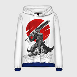 Толстовка-худи мужская Гатс Черный мечник, цвет: 3D-синий