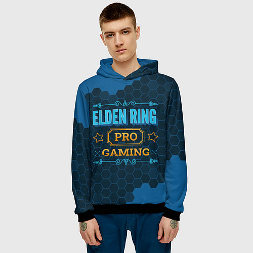 Мужская толстовка Игра Elden Ring: pro gaming / 3D-Черный – фото 3