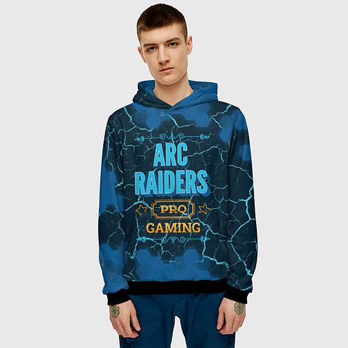 Мужская толстовка Игра ARC Raiders: pro gaming / 3D-Черный – фото 3