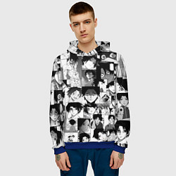 Толстовка-худи мужская Урума Сюн, цвет: 3D-синий — фото 2