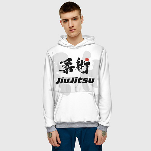 Мужская толстовка Джиу-джитсу Jiu-jitsu / 3D-Меланж – фото 3