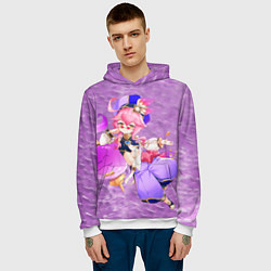 Толстовка-худи мужская Дори Геншин Импакт, цвет: 3D-белый — фото 2