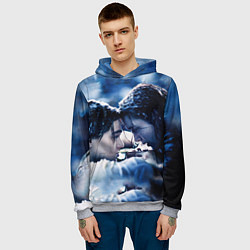 Толстовка-худи мужская Титаник Холод, цвет: 3D-меланж — фото 2