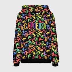Толстовка-худи мужская Capoeira colorful mens, цвет: 3D-черный