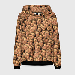 Толстовка-худи мужская Николас Кейдж мем, цвет: 3D-черный