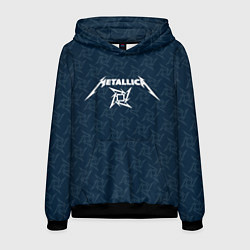 Толстовка-худи мужская Metallica - паттерн, цвет: 3D-черный