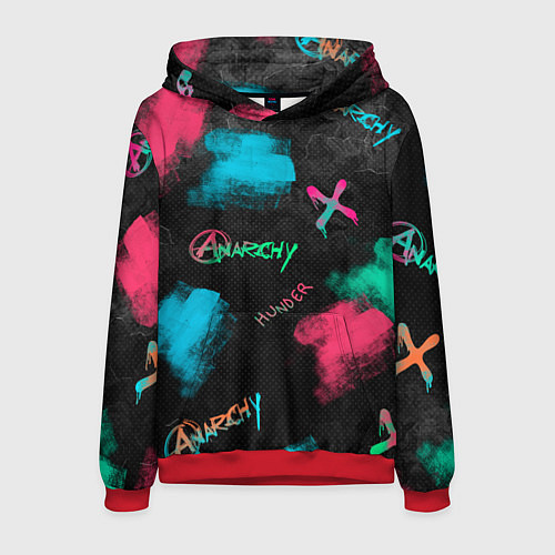 Мужская толстовка ANARCHY CS GO / 3D-Красный – фото 1