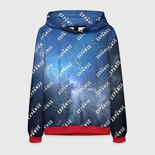 Мужская толстовка The Expanse pattern / 3D-Красный – фото 1