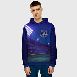 Толстовка-худи мужская Everton ночное поле, цвет: 3D-синий — фото 2