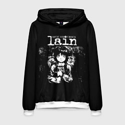 Толстовка-худи мужская Serial Experiments Lain, цвет: 3D-белый
