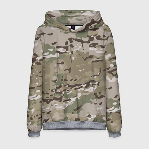 Мужская толстовка Камуфляж Multicam / 3D-Меланж – фото 1