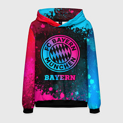 Толстовка-худи мужская Bayern - neon gradient, цвет: 3D-черный