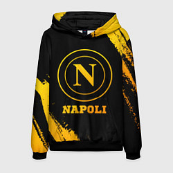 Толстовка-худи мужская Napoli - gold gradient, цвет: 3D-черный