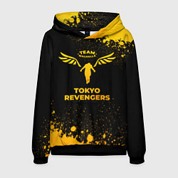 Толстовка-худи мужская Tokyo Revengers - gold gradient, цвет: 3D-черный