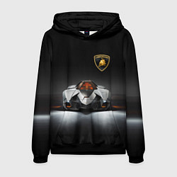 Толстовка-худи мужская Lamborghini Egoista - Italy, цвет: 3D-черный