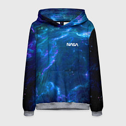 Толстовка-худи мужская Бескрайний космос - Nasa, цвет: 3D-меланж
