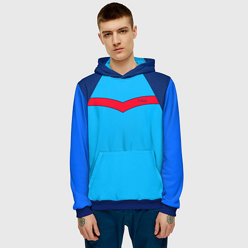 Мужская толстовка Спортик из 90х FIRM / 3D-Синий – фото 3