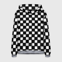 Толстовка-худи мужская Шахматная доска, цвет: 3D-меланж