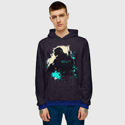 Толстовка-худи мужская CS GO Art, цвет: 3D-синий — фото 2