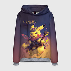 Толстовка-худи мужская Genchu impact, цвет: 3D-меланж
