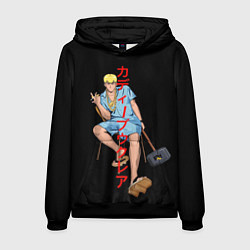 Толстовка-худи мужская Крутой учитель Онидзука, цвет: 3D-черный