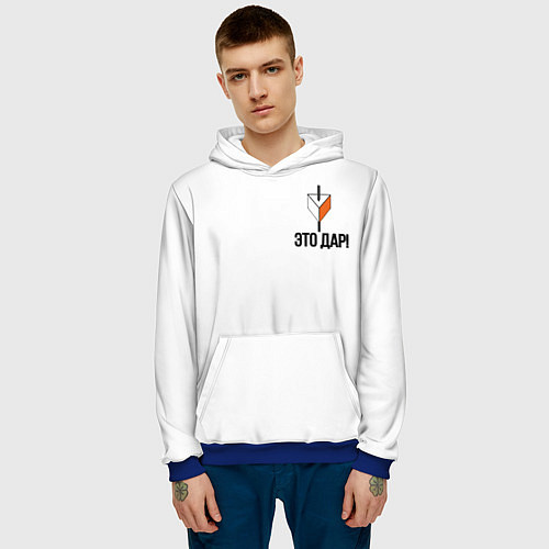 Мужская толстовка Teampood / 3D-Синий – фото 3