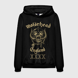 Толстовка-худи мужская Motorhead England, цвет: 3D-черный