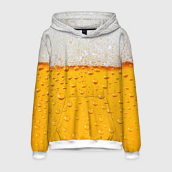 Толстовка-худи мужская Пенное, цвет: 3D-белый