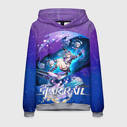 Толстовка-худи мужская Серебряный Волк Хонкай Стар Рейл, цвет: 3D-меланж