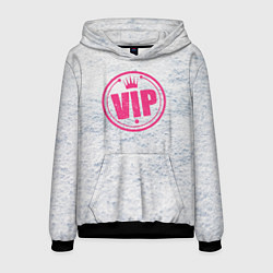 Толстовка-худи мужская Vip, цвет: 3D-черный