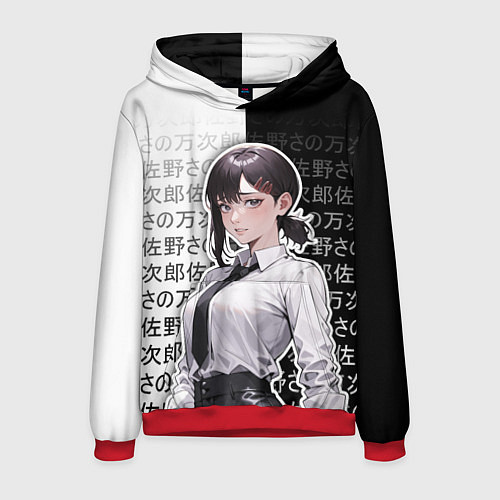 Мужская толстовка Кобэни из аниме человек-бензопила / 3D-Красный – фото 1