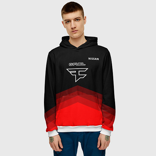 Мужская толстовка Форма FaZe Clan / 3D-Белый – фото 3