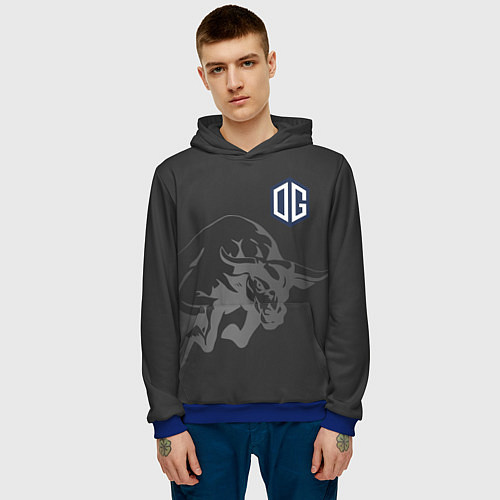 Мужская толстовка Форма OG / 3D-Синий – фото 3