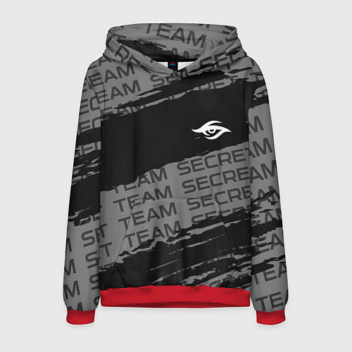 Мужская толстовка Форма Team Secret / 3D-Красный – фото 1