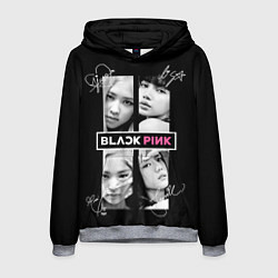 Толстовка-худи мужская Blackpink - Autographs, цвет: 3D-меланж