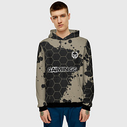 Толстовка-худи мужская Gaimin Gladiators форма, цвет: 3D-черный — фото 2