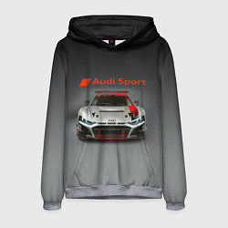 Толстовка-худи мужская Audi sport - racing car - extreme, цвет: 3D-меланж