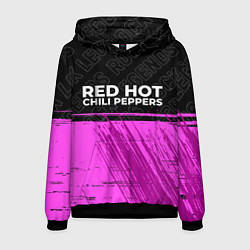 Толстовка-худи мужская Red Hot Chili Peppers rock legends: символ сверху, цвет: 3D-черный