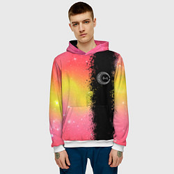 Толстовка-худи мужская Mamamoo magic, цвет: 3D-белый — фото 2