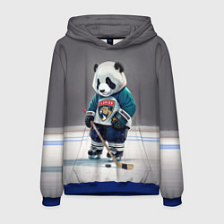 Толстовка-худи мужская Panda striker of the Florida Panthers, цвет: 3D-синий