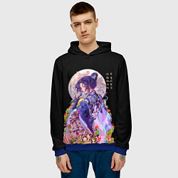 Толстовка-худи мужская Вей Ин - Магистр Дьявольского Культа, цвет: 3D-синий — фото 2