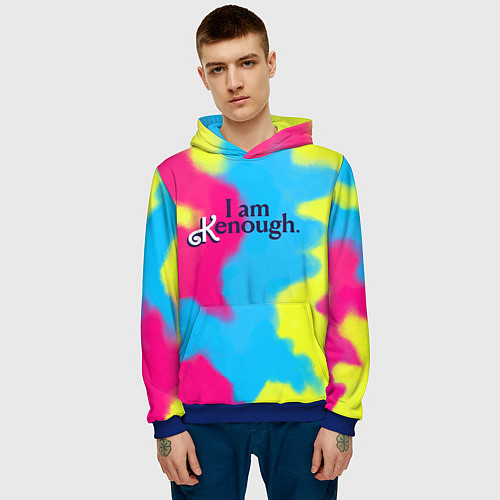 Мужская толстовка I Am Kenough Tie-Dye / 3D-Синий – фото 3