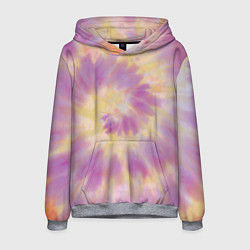 Толстовка-худи мужская Tie-Dye дизайн, цвет: 3D-меланж