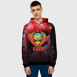 Толстовка-худи мужская Патриот ссср, цвет: 3D-черный — фото 2