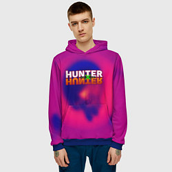 Толстовка-худи мужская Hunter х Hunter anime, цвет: 3D-синий — фото 2