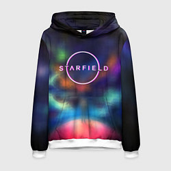 Толстовка-худи мужская Starfield xbox, цвет: 3D-белый