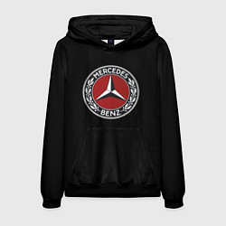 Толстовка-худи мужская Mercedes auto sport car, цвет: 3D-черный
