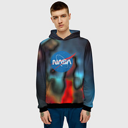 Толстовка-худи мужская Nasa space star collection, цвет: 3D-черный — фото 2