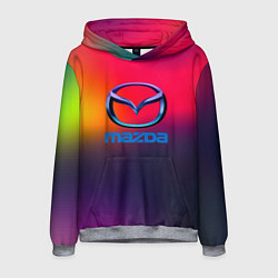 Толстовка-худи мужская Mazda gradient, цвет: 3D-меланж