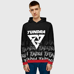 Толстовка-худи мужская Tundra style, цвет: 3D-красный — фото 2